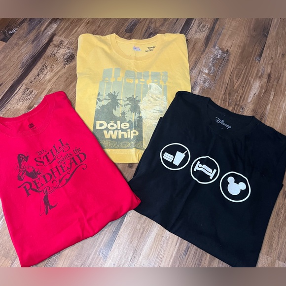 Disney Other - Men’s Disney vacation Tees XXL Dole Whip Pirates Eat Sleep Mickey T-Shirt Lot